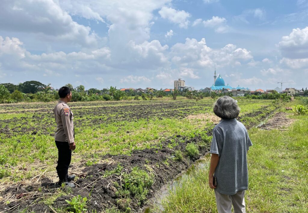 Polsek Taman Turunkan Bhabinkamtibmas Dampingi Pelaksanaan Ketahanan Pangan
