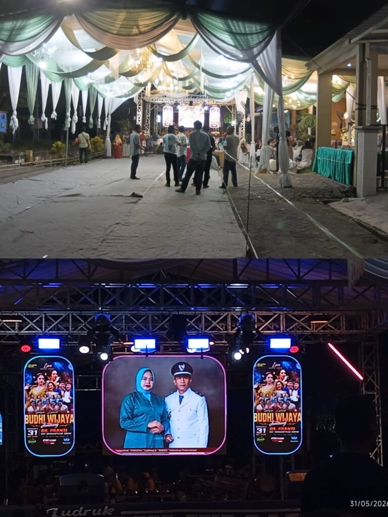 Ngunduh Mantu Putra Kades Pranti Berlangsung Meriah, Ludruk dan Campursari Jadi Magnet Ribuan Warga
