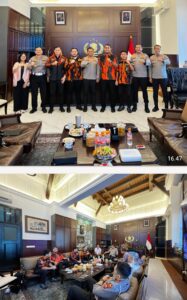 Perkuat Sinergitas, SAPMA PP Surabaya Gelar Audiensi dengan Kapolrestabes Surabaya